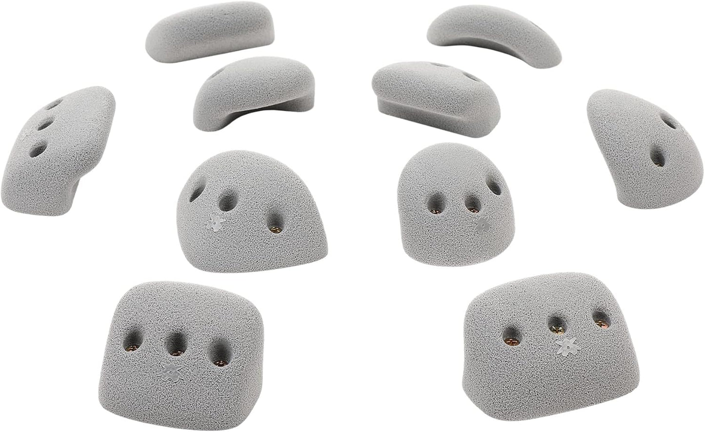 Set 10 Jarras Rosca Mediana Color Gris