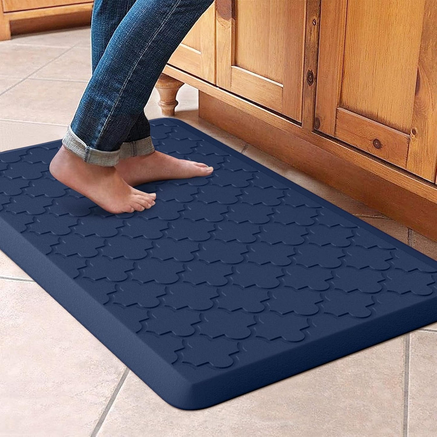 Alfombra cocina acolchada anti fatiga 17.3x28 pulg