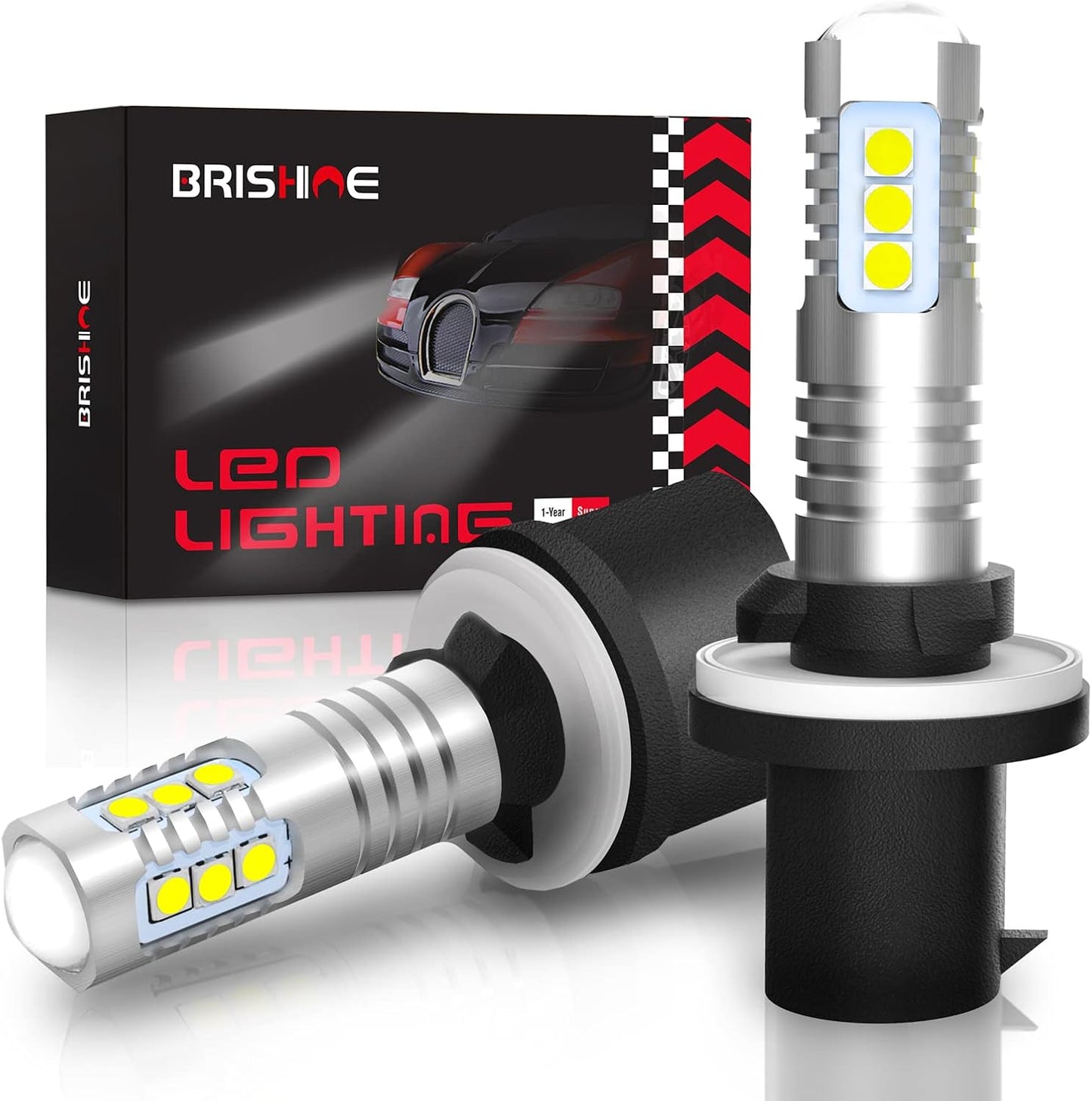Bombillas LED antiniebla xenón blanco 3030 chips proyector