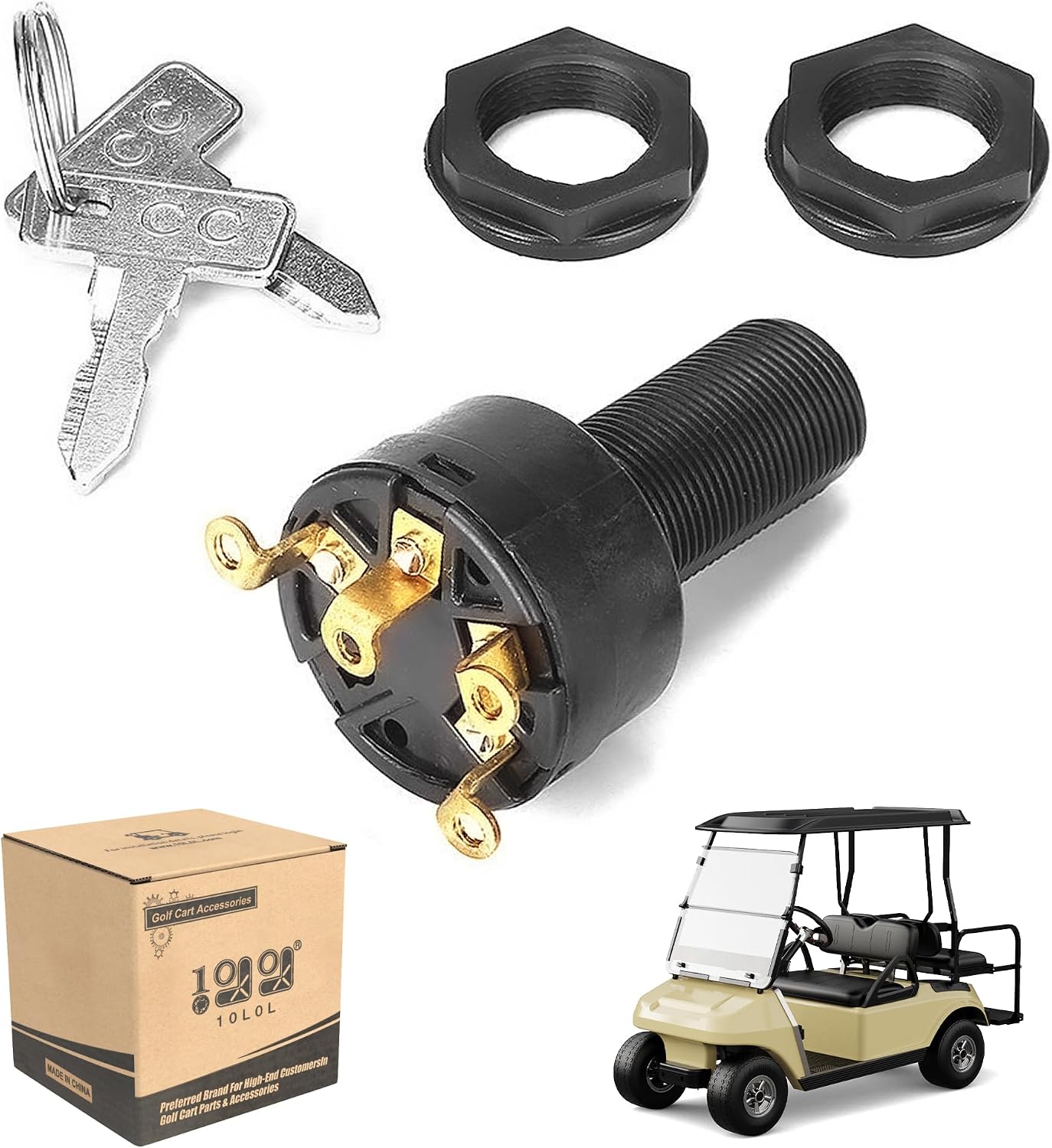 Interruptor encendido carrito golf Club Car DS 1996+ OEM1018263