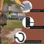 Ganchos colgantes para plantas 6pulg pack 2 color negro