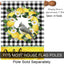 Bandera bienvenida corona limón 28x40" decoración patio