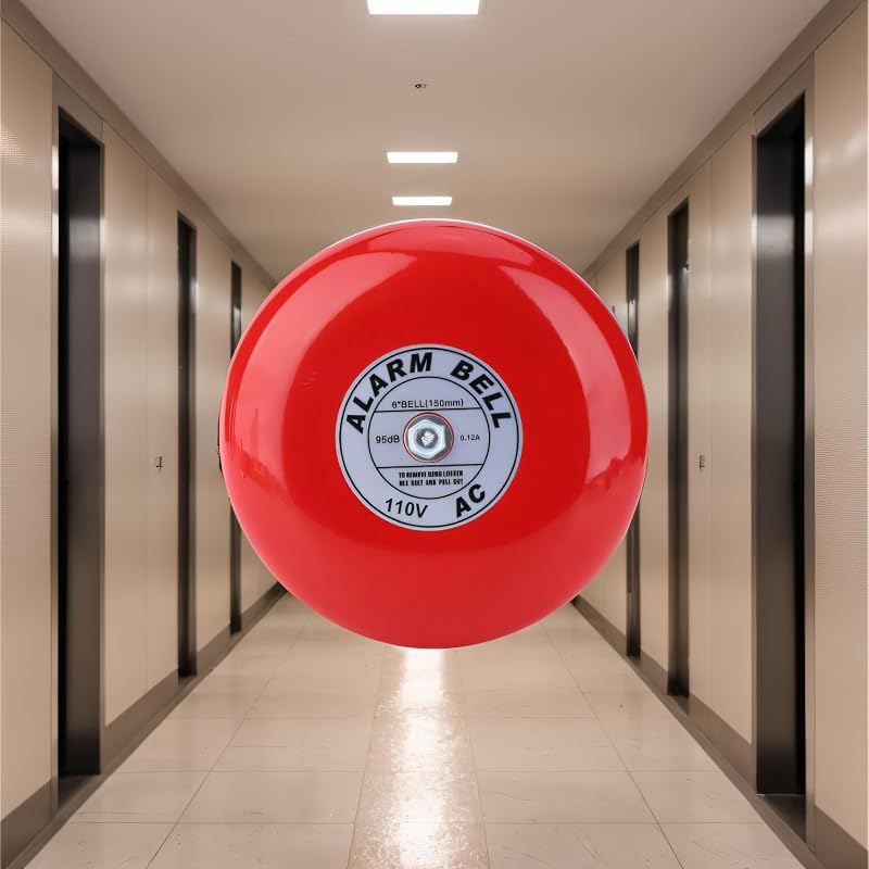 Campana alarma incendios 95dB 5.9" base aluminio