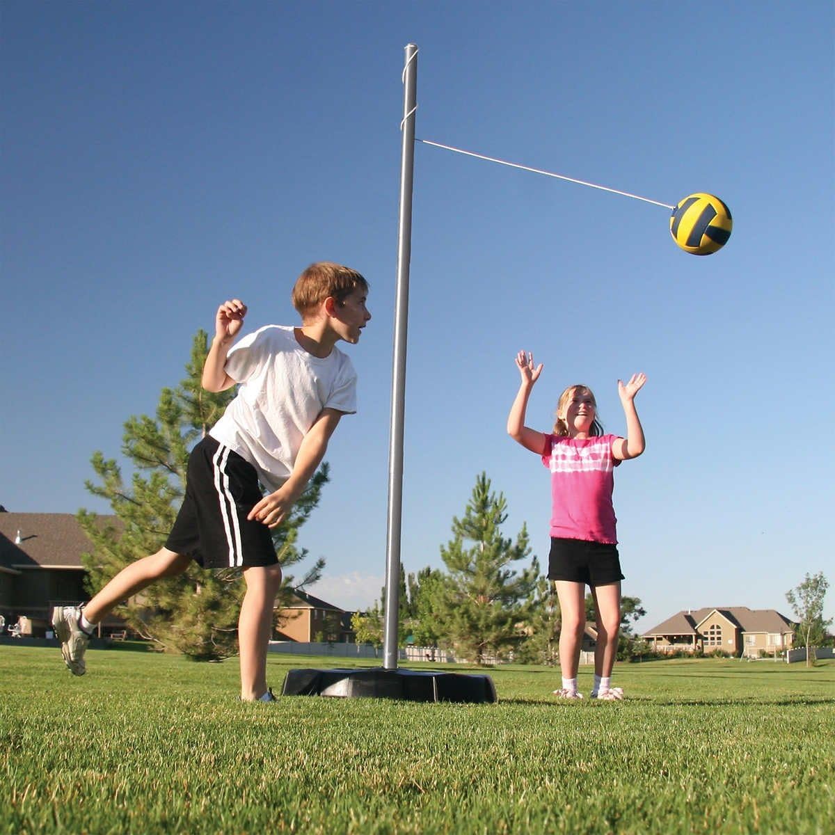Sistema Tetherball portátil de por vida
