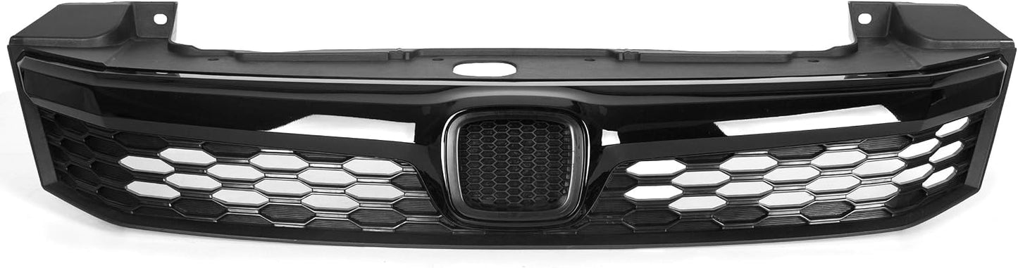 Parrilla delantera compat. Honda Civic 2012 JDM negro plástico