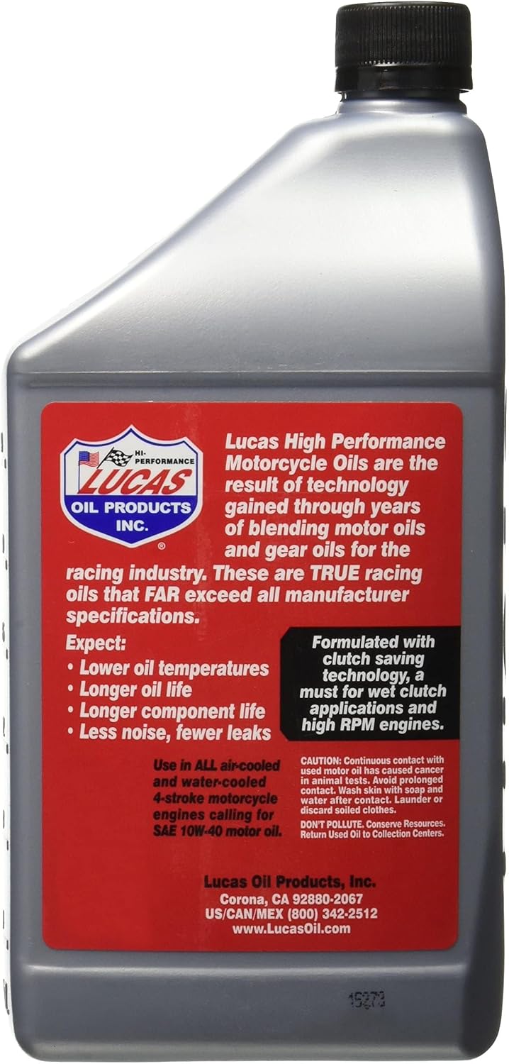 Aceite motor 10W40 semisintético 1qt motocicleta