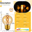Bombilla LED ámbar E26 regulable equivalente 25W 3W G16.5/G50