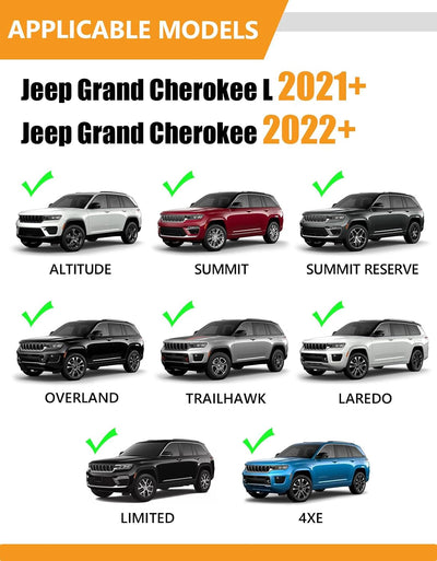 Barras techo aluminio comp Jeep Grand Cherokee L/WL 21-26