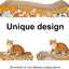 2 Almohadillas rascadoras para gatos tablero reversible