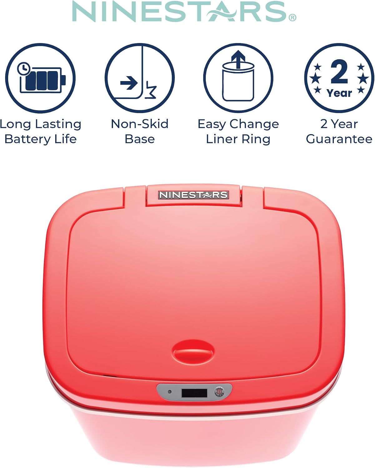 Bote basura automático sensor infrarrojo dormitorio baño