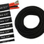 Funda cable alambre PET expandible 30ft 1/2pulg negro