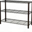 Estantería metal ajustable 36x14x32" 3 niveles negro