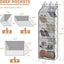 Organiz. zapatos colgar puerta 7 estantes negro