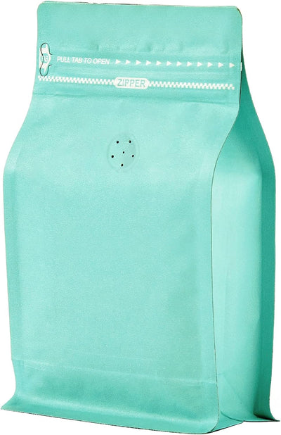 50 Bolsas Café Kraft 16oz Válvula Aire Hogar Tienda