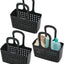 Bolsa ducha portátil set 3 color negro fabricado EE.UU.