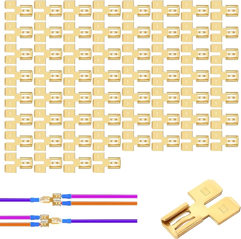 60 Pzas divisor terminal pala doble conector automotriz
