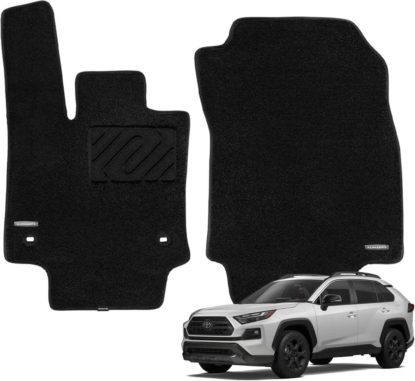 Alfombrillas delanteras Toyota RAV4 19-25 TPE antiderrap