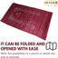 Alfombra oración portátil plegable impermeable 10 pzas