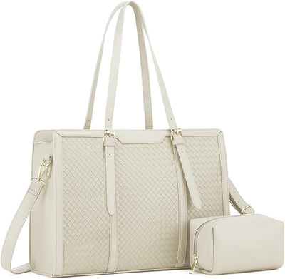 Bolsa mano computadora 15.6 piel sintética mujer