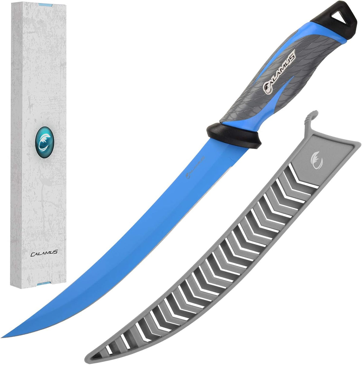 Cuchillo fileteo pesca 9pulg acero inox antideslizante