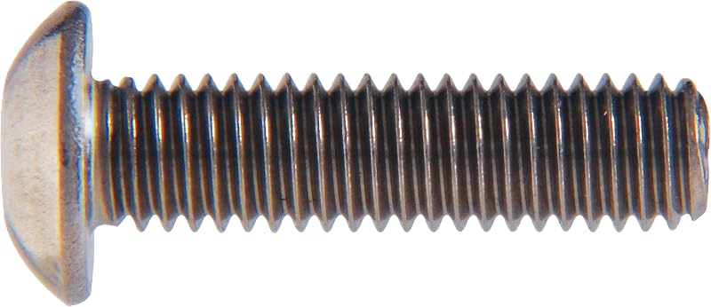 Tornillo casquillo botón 1/4-20x2 pulg acero inox set 8