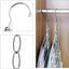 Cadenas mágicas acero inox 19.7" hogar oficina 6 Pzas