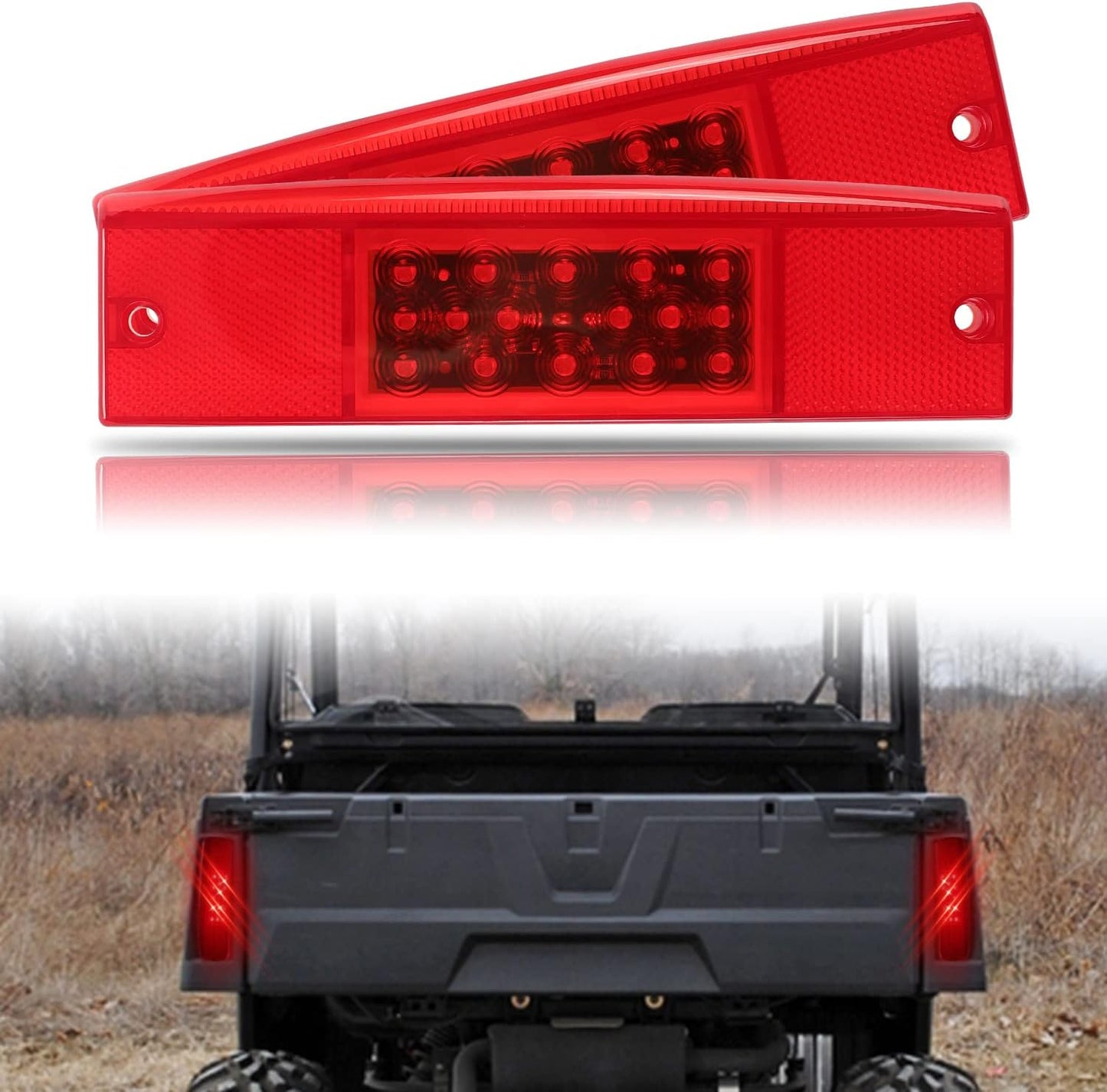 Luces traseras LED rojas Polaris RangerEV EFI 2011 izq y der