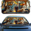 Parasol plegable para parabrisas 59x31.5" diseño tigre