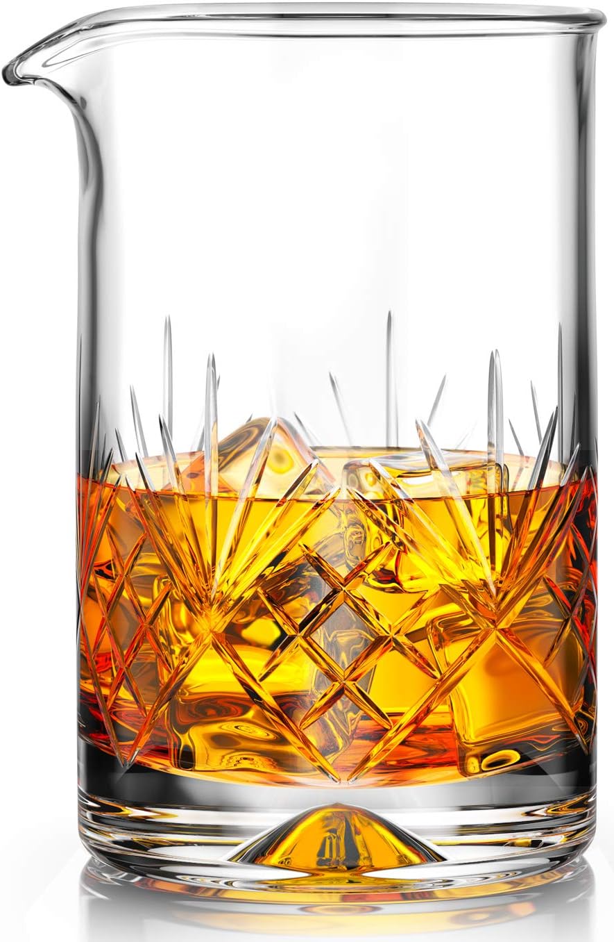 Vaso mezclador cristal 24oz sin costuras profesional