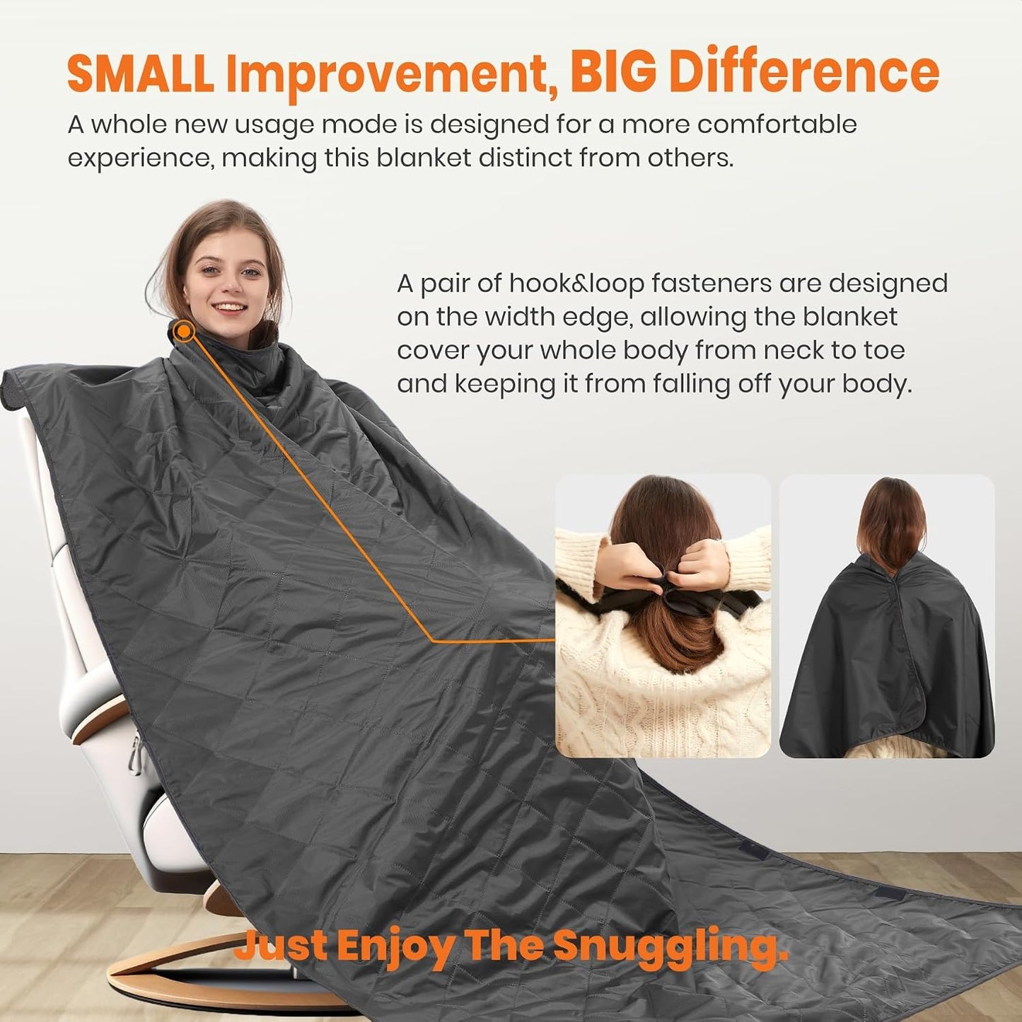 Manta 4en1 impermeable resistente viento forro polar 81x57