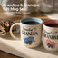 Tazas café cerámica 13oz regalo abuelos bebé Navidad