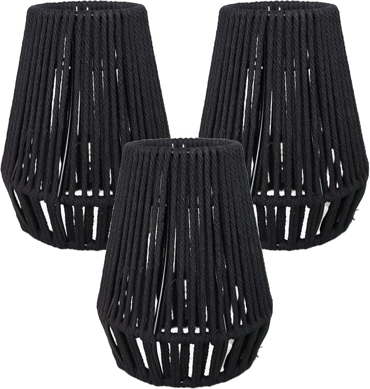 Lámpara colgante bohemia ratán negro cocina dormitorio