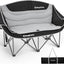 Silla campamento doble XL 660lb plegable acolchado para 2
