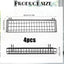4 Cestas Pared Rejilla Metal 15.75x3.94" con Ganchos Negro