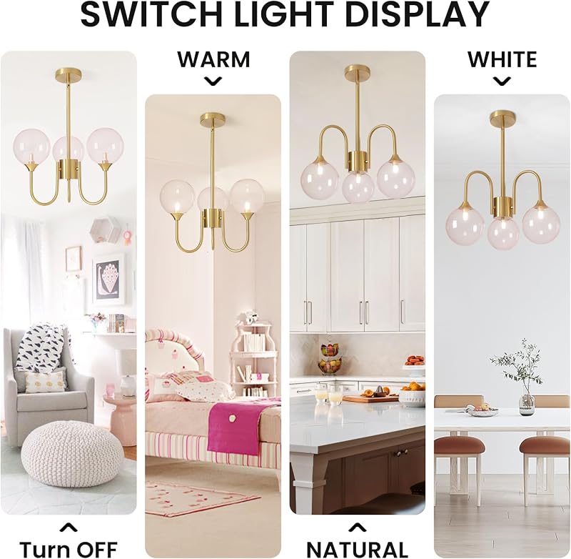 Candelabro de burbujas rosa 20pulg lámpara sputnik cristal