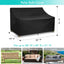 Funda impermeable sofá biplaza exterior 58" ventilación