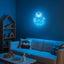 Letrero neón nutria decoración pared niños USB