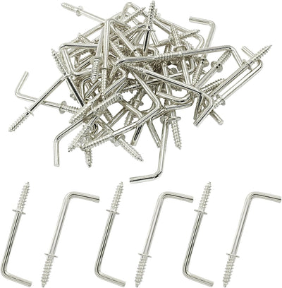 Ganchos L 1.25" plata 50uds para colgar
