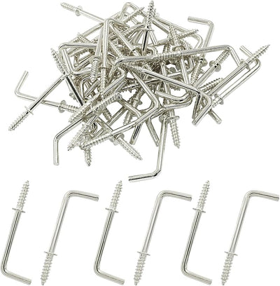 Ganchos L 1.25" plata 50uds para colgar
