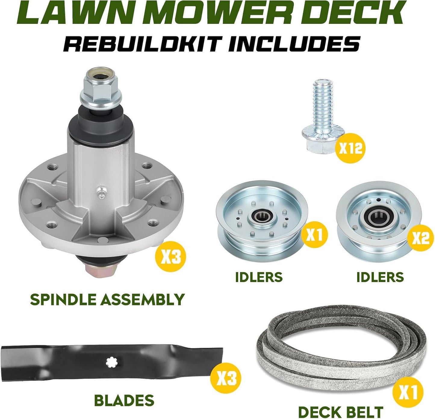 Kit husillos cubierta John Deere LA130 LA145