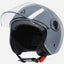 Casco retro 3/4 visera transparente aprobado DOT
