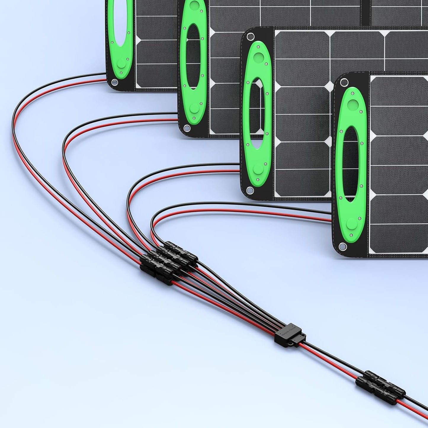 Conectores solares 30A rama Y adaptador paralelo 2 pzas