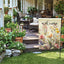 Bandera jardín floral 12.5x18pulg doble cara decoración patio