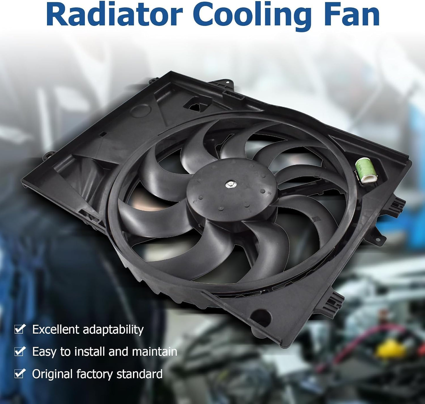 Repuesto kit motor ventilador radiador Chevy Sonic 12-18