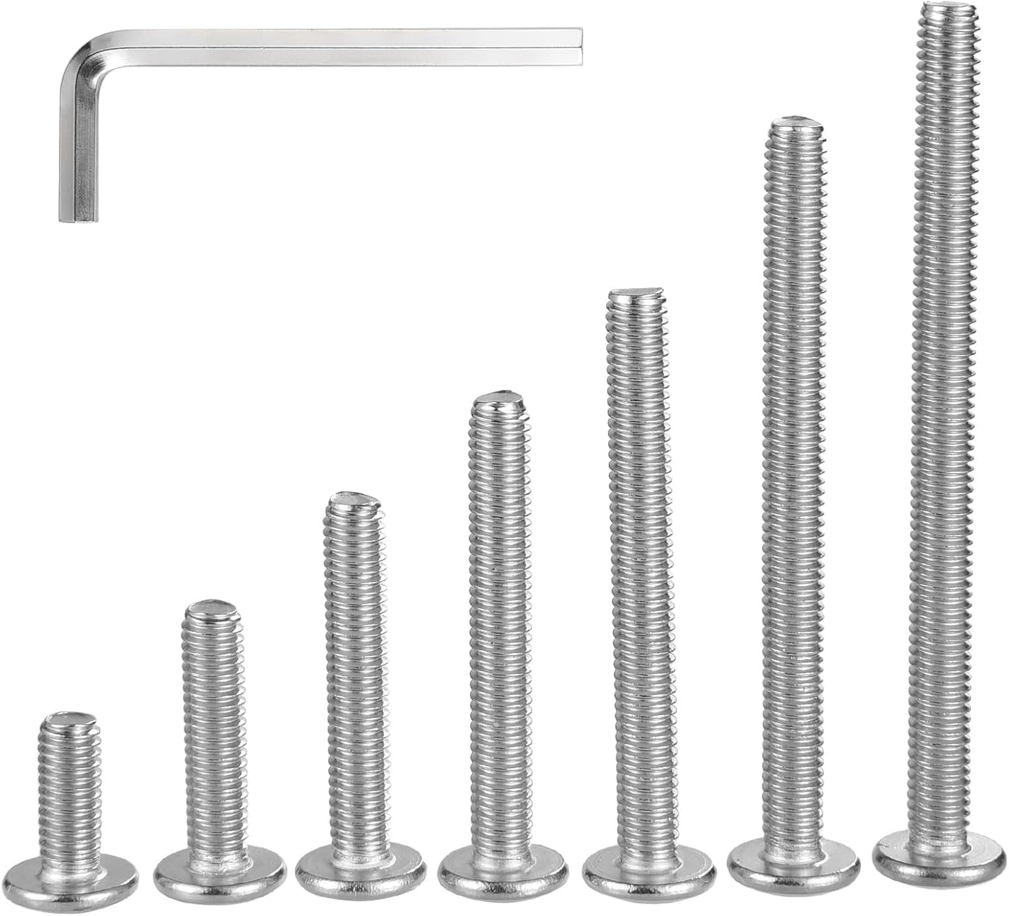 Tornillos acero inox 18-8 6 pzas para muebles