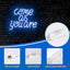 Letrero neón LED para decorar pared habitación rock