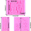 Molde de silicona columna griega para fondant y decoración de tartas