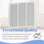 Rejilla aire retorno acero 18x18" techo pared