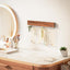 Soporte madera colgador collares 15 ganchos pared