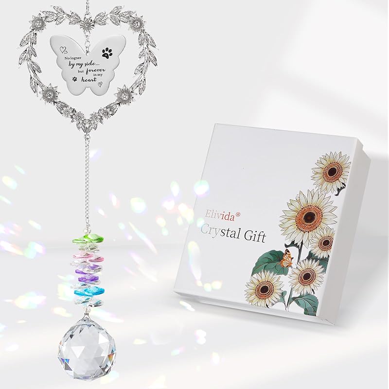 Atrapasoles conmemorativo para mascotas decoración cristal